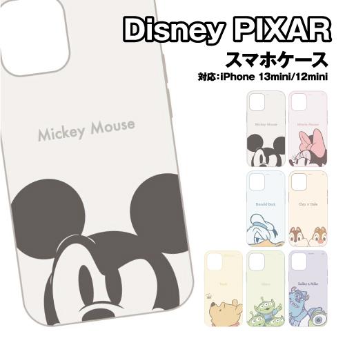 ディズニー iPhone13mini/12mini対応ソフトケース DN-869 /ミッキー ミニー...