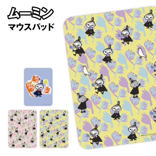 ムーミン リトルミィフェア マウスパッド MMN-287 / リトルミィ 総柄（ピンク） 総柄（イエ...