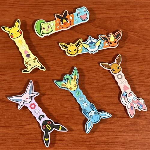 ポケットモンスター ポケモン コードクリップL PKM-992-8 / ピカチュウ ミミッキュ チコ...