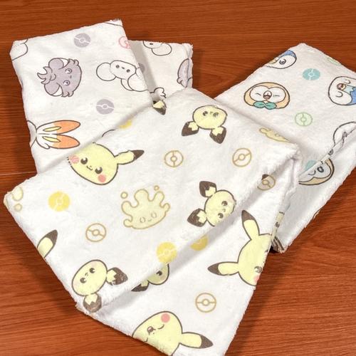 ポケモン ポケピース ファストドライフェイスタオル PKP-212-4 /イエロー ピンク ブルー