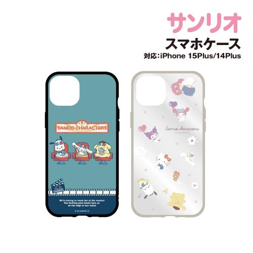送料無料 サンリオキャラクターズ iPhone15Plus/14Plus 対応 耐衝撃ケース III...