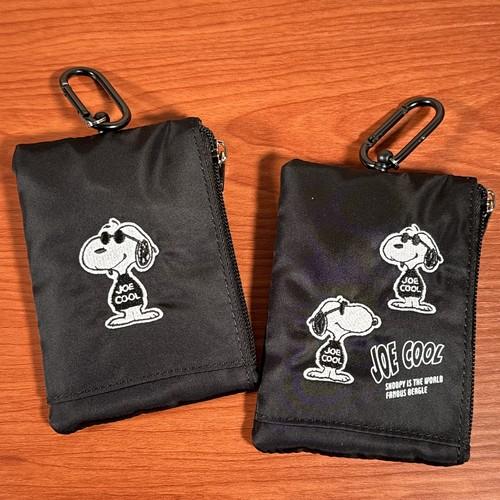 送料無料 ピーナッツ/スヌーピー パスポーチ／モノトーン ジョー・クール SPIK-457-8 /正...