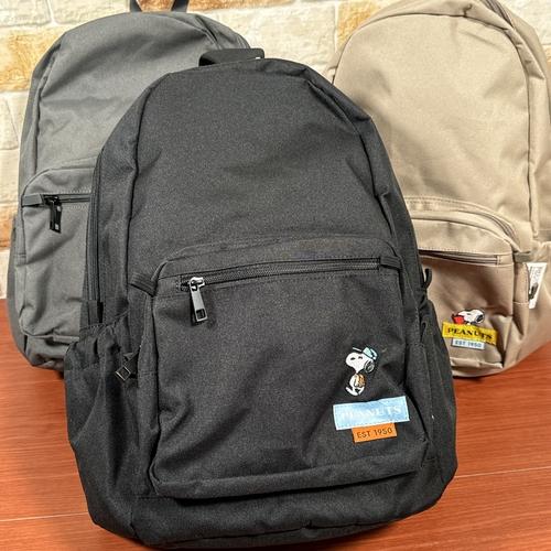 送料無料 ピーナッツ/スヌーピー スマートデイパック RE-PET SPZ-3747-9 /ブラック...