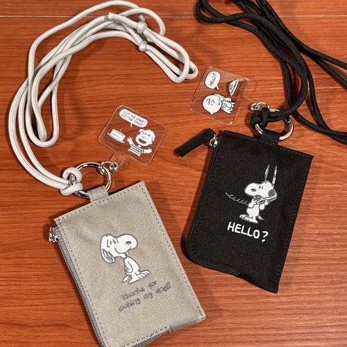 送料無料 ピーナッツ/スヌーピー キーパスケース付きスマホショルダー／ヴィンテージトラベルバッグシリ...