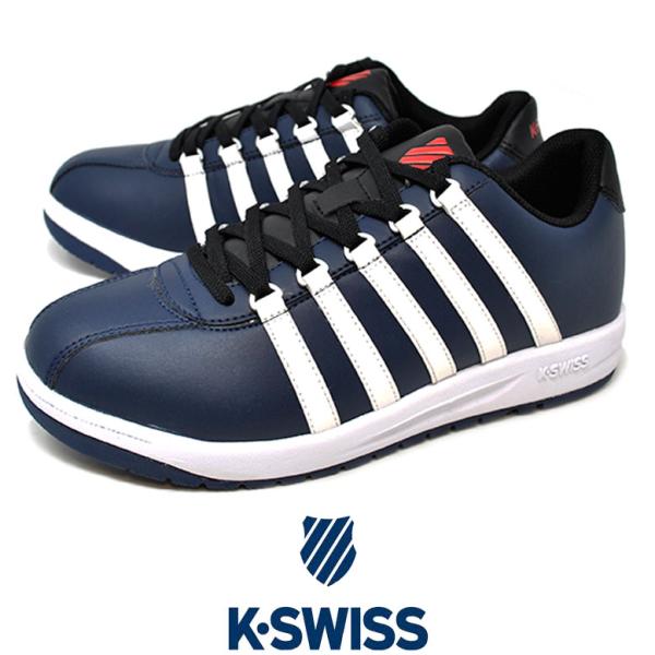 ケースイス K-SWISS KSL06 ネイビー メンズ 防水スニーカー ローカット レインシューズ...