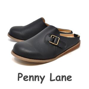 レディース サボ サンダル 1196 ブラック 黒 クロッグ カジュアル スリッポン Penny Lane ペニーレーン｜rio-footwear