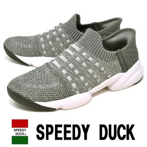 レディース ストレッチシューズ スリッポン 紐なし ニット