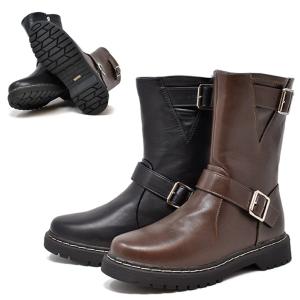 ミドル丈ブーツ エンジニアブーツ レディース レナ