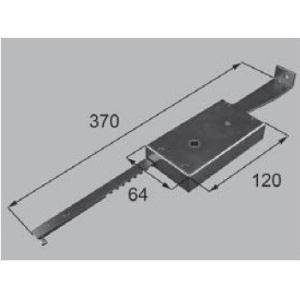LIXIL 88NUD58 新日軽エクステリア部品 門扉 落し錠・錠受部品 落し錠本体：落し錠本体　...