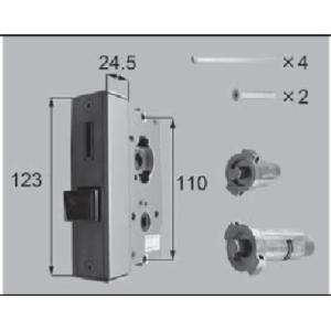 リクシル 8QAJ02EQ 部品 PH・PJ型錠錠本体セット(片開き・両開き用) LIXIL トステ...
