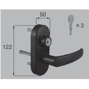 LIXIL 98AAB1354 新日軽エクステリア部品 門扉 錠・ハンドル部品 NA型錠〜NE型錠：...