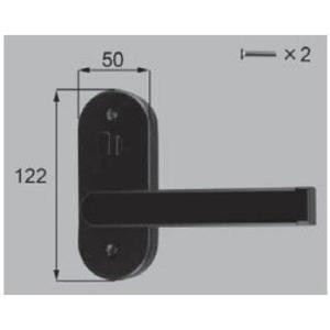 LIXIL 98AAB1355 新日軽エクステリア部品 車庫用門 引戸 引戸用錠関連部品：NB 型錠...