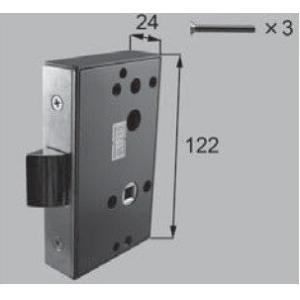 LIXIL 98AAB1379 新日軽エクステリア部品 門扉 錠・ハンドル部品 RB型錠〜RE型錠：...
