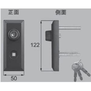 LIXIL 98AAB1440 新日軽エクステリア部品 門扉 錠・ハンドル部品 RB型錠〜RE型錠：...