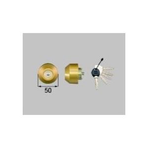 LIXIL：DDZZ1011：トステム　玄関ドア用交換用シリンダー　プッシュプル　ゴールド　下