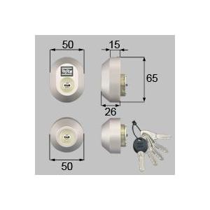 ドア錠セット（ＭＩＷＡ ＤＮシリンダー）楕円 DDZZ3004 TOSTEM（トステム）