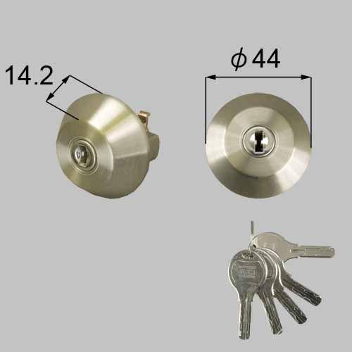 ドア錠セット（ユーシン ＷＮシリンダー）DDZZ4023 TOSTEM（トステム）LIXIL　シルバ...