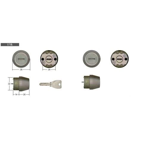 LIXIL Z-1A0-DGVD リクシル 部品 断熱玄関ドア用シリンダーセット DNキー トステム...