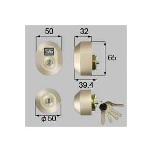 トステム(TOSTEM）ドア錠セット（ユーシン Ｗシリンダー）Z-2A2-DDTCシャイングレー