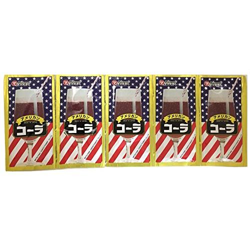 アメリカンコーラ 12g×50袋 松山製菓 粉末ジュース 固形のタブレット 清涼感 アワアワ感 水に...