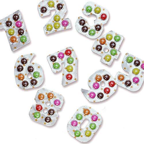 ウィットナンバー マーブルチョコレート60個入り チョコ系駄菓子 チーリン 7粒　ナンバー　幼児教室...