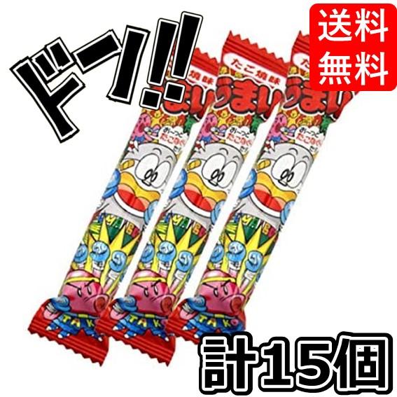うまい棒 たこ焼味 たこやき 6g ×15本　一番人気　キャラクター　アレンジ　大人買い　景品　セッ...