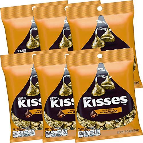 Hershey ハーシー キス アーモンド １５０ｇ ６個セット アメリカ USA　チョコ　ミルク　...