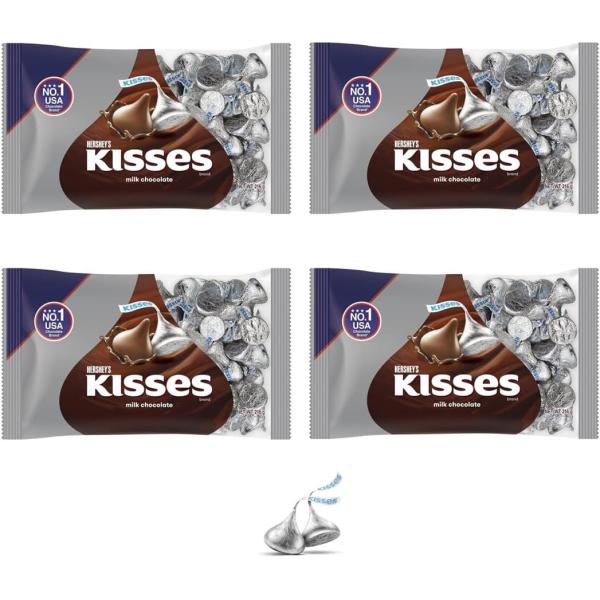 ハーシー ミドルパック 【 4袋 キスチョコ 226g 】 Hershey キスチョコレート ウィズ...