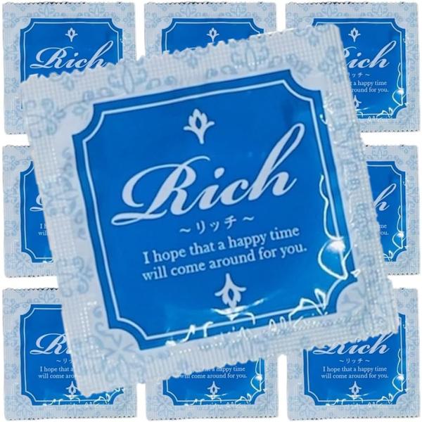 業務用 コンドーム リッチ M サイズ 40袋 避妊具 避妊 ゴム ばら売り 小分け ゴム臭カット ...