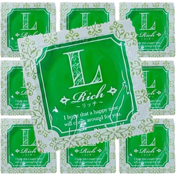 業務用 コンドーム リッチ L サイズ 40袋 避妊具 避妊 ゴム ばら売り 小分け ゴム臭カット ...
