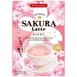 さくらラテ (1個, さくら風味) ティーブティック SAKURA Latte 104g サクララテ インスタント 桜 ラテ