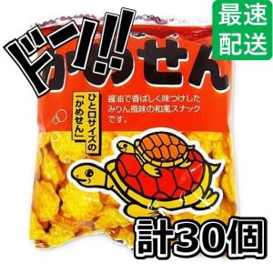 かめせん 30袋入り 大和製菓 食べやすいサイズ 小さいお子様にもオススメ 亀の甲羅のような見た目 カメセン 煎餅 おかき スナック菓子 駄菓子 スナック イベント