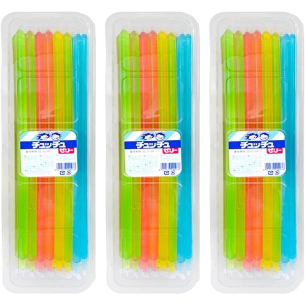 チュッチュゼリー 90本 駄菓子 ゼリー 箱 箱買い カラフル 冷やして 凍らせて イベント 祭り ...