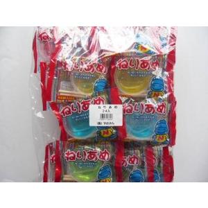 やおきん ねりあめ　24袋入　カップ入り　カラフル　割り箸付き　かわいい　イチゴ　レモン　アップル　サイダー　駄菓子 爆買