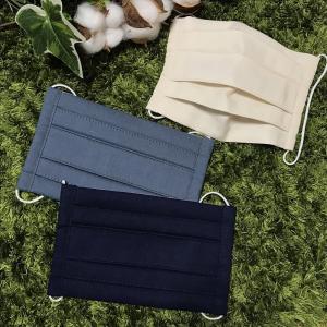 【手作りマスク】夏用薄手有り ガーゼプリーツ布マスク　無地カラー　男性女性メンズレディース共用　父の日　おしゃれマスク　ハンドメイド