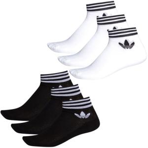 アディダス オリジナルス adidas originals 靴下 3足組 メンズ レディース トレフォイルアンクルソックス TREFOIL ANKLE SOCKS 3 PAIRS EE1151 EE1152｜ripe