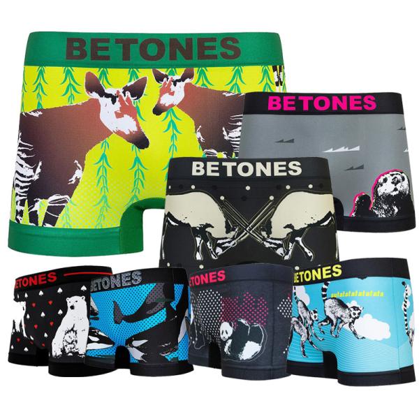 ビトーンズ BETONES ボクサーパンツ メンズ グラフィック アニマル4 ANIMAL 4 D0...