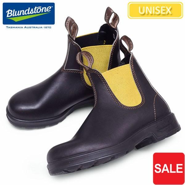 @・ブランドストーン Blundstone BS1436 サイドゴアブーツ スタウトブラウン/レモン...