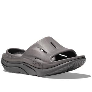 ホカ HOKA サンダル メンズ レディース オラリカバリースライド3 ORA RECOVERY SLIDE 3 グレー 1135061-GYGY