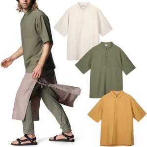 フーディニ HOUDINI 半袖シャツ プルオーバー メンズ コスモシャツ Ms COSMO SHIRT 238724｜ripe