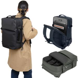 [美品] INCASEトラベルビジネスバッグ インケース Incase リュック メンズ レディース ARCトラベルパック