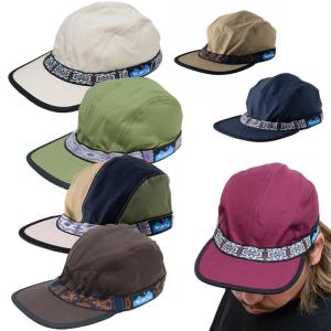 カブー KAVU 帽子 アメリカ製 メンズ レディース オーガニックストラップキャップ Organic Strapcap ウェビングテープの色柄はランダム 19811180｜ripe