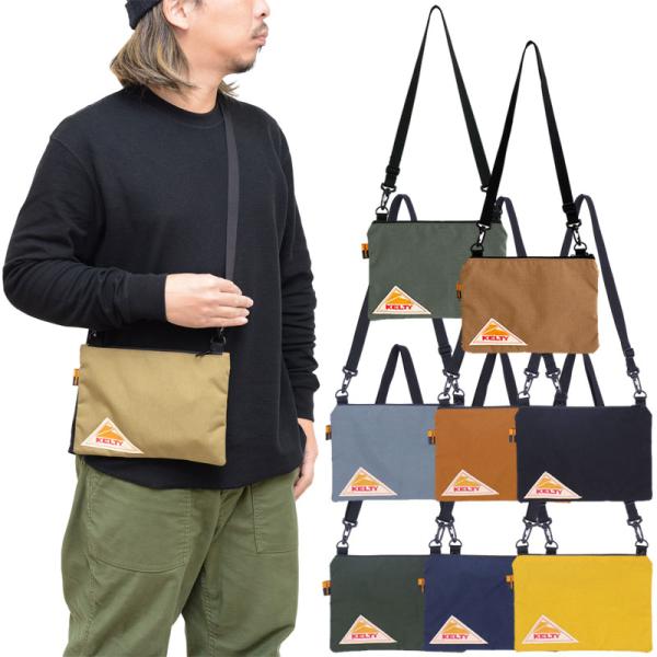 ケルティ KELTY サコッシュ ショルダーバッグ メンズ レディース ヴィンテージフラットポーチS...