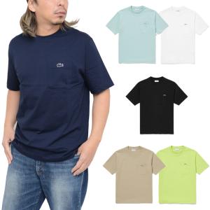 ラコステ LACOSTE Tシャツ 半袖 メンズ アウトラインクロックポケットTシャツ クラシックフィット Classic Fit TH5807｜ripe