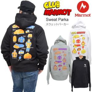 マーモット Marmot パーカー メンズ クラブマーモット スウェットパーカー CLUB MARMOT Sweat Parka TOUSJB72｜ripe