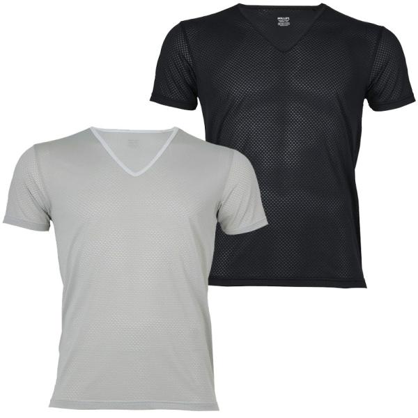 ミレー MILLET アンダーウェア インナー メンズ ドライナミックスルー2 Vネック ショートス...