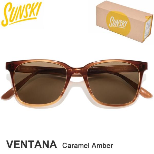 サンスキー SUNSKI サングラス 偏光 UVカット ウェイファーラー型 メンズ レディース ユニ...