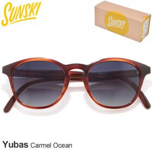 サンスキー SUNSKI サングラス 偏光 UVカット ボストン型 メンズ レディース ユニセックス ユバ カーメルオーシャン Yubas Carmel Ocean SUNYU-CAO｜ripe