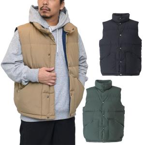 THE NORTH FACE◇ダウンベスト/S/ナイロン/BLK/無地/nd91638/キャンプ