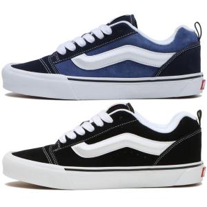 バンズ VANS スニーカー メンズ レディース ニュースクール KNU SKOOL ブラック ネイビー VN0009QC6BT VN0009QCNWD